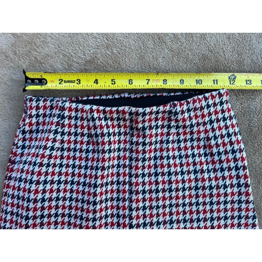 Free People Rudy Flared Houndstooth Stretch Trouser Pants Women’s Size 0 - Picture 6 of 8